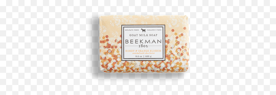 Beekman 1802 Honey U0026 Orange Blossom Goat Milk Bar Soap Emoji,Goat Tea Emoji