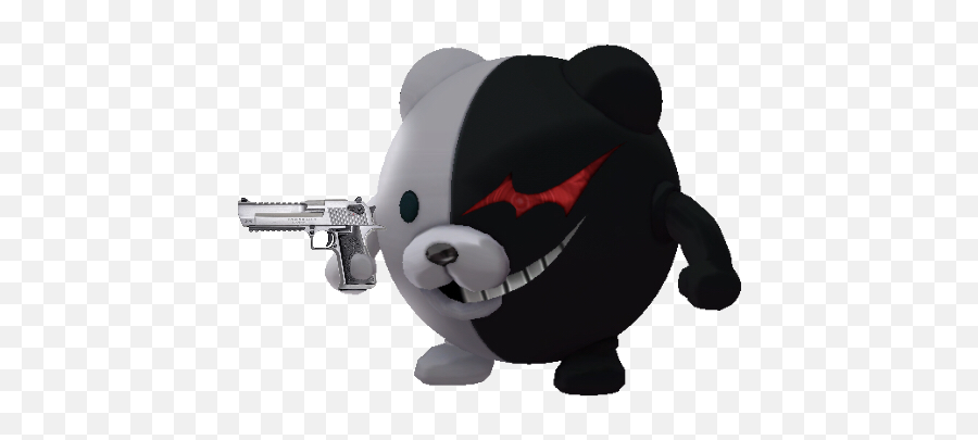 Cursed Danganronpa Emoji,Monokuma Emoticon