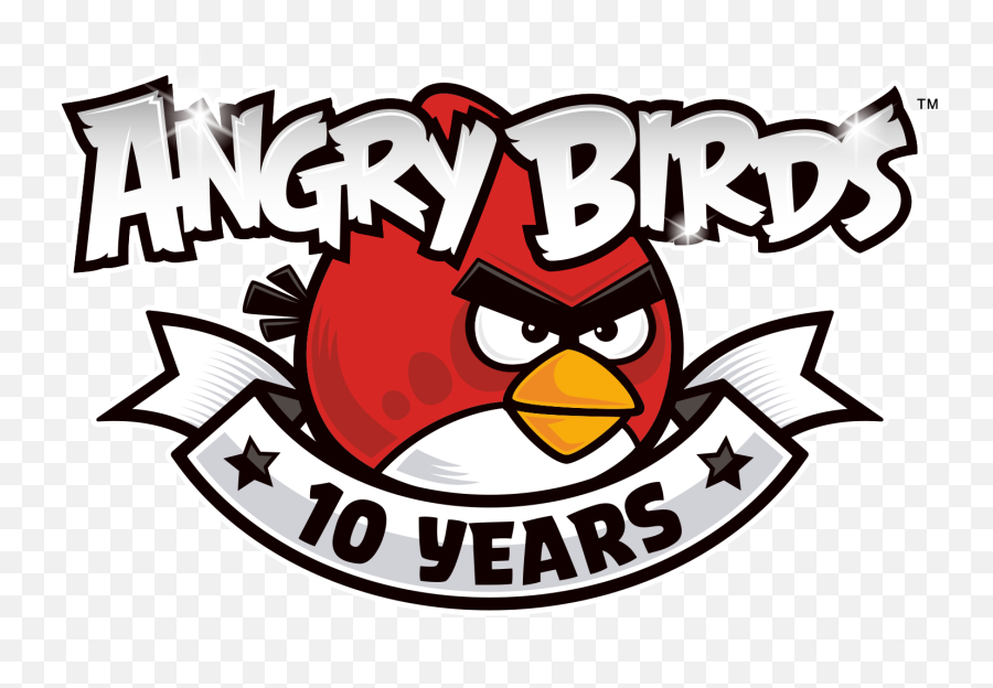 Angry Birds - Angry Birds 10 Years Emoji,Angry Bird Emoticon