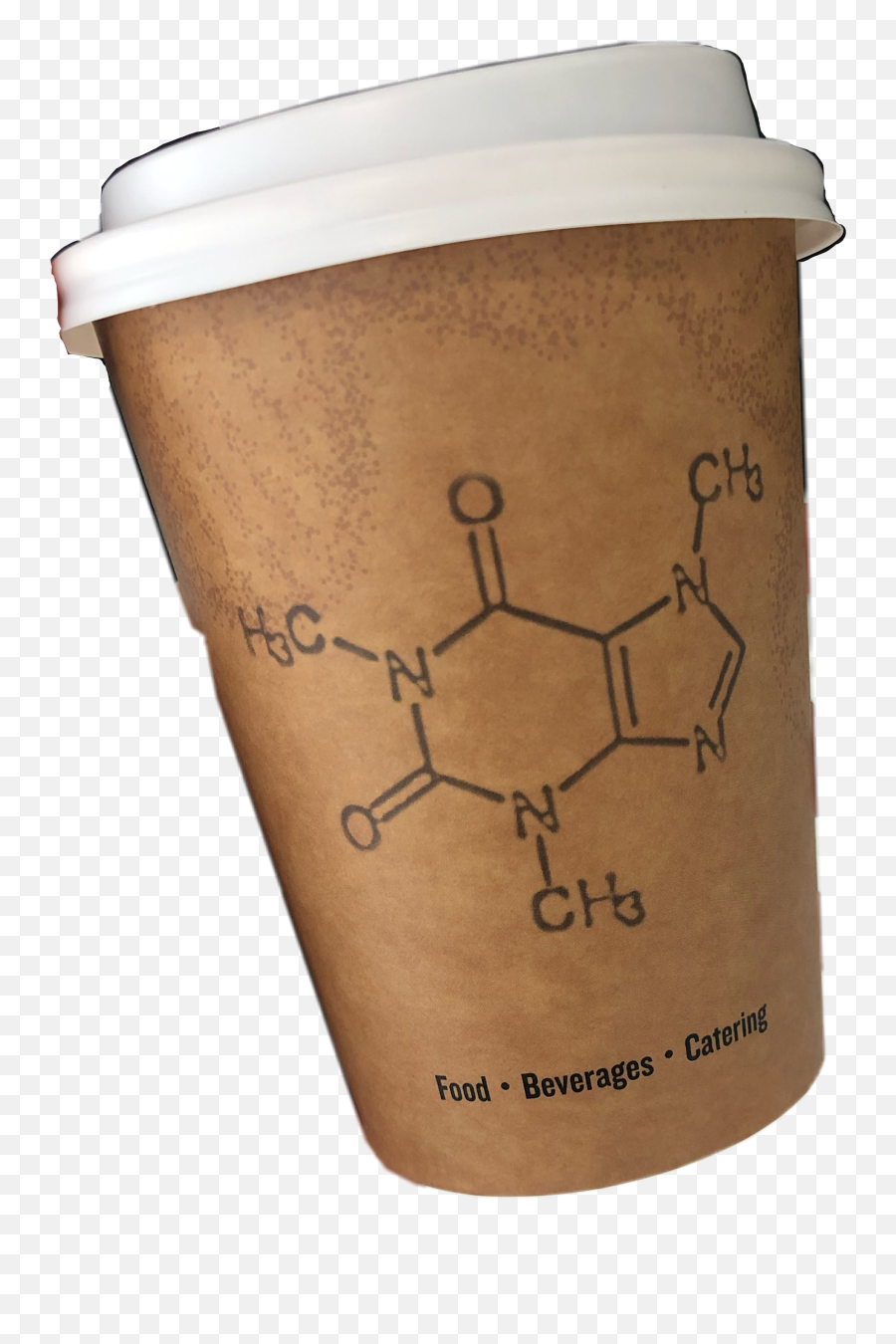 Coffee Caffeine Chemistry Sticker - Lid Emoji,Caffeine Emoji