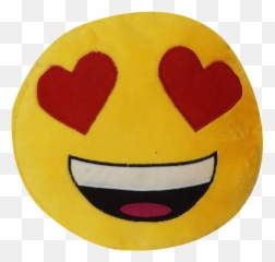 Almohada De Emoticon - Happy Emoji,Corazon Azul Emoji