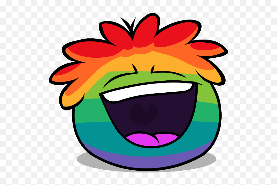 Download Laugh Rp - Png Club Penguin Penguin Laughing Png Rainbow Puffle Emoji,Emoticon Club Penguin Puffle
