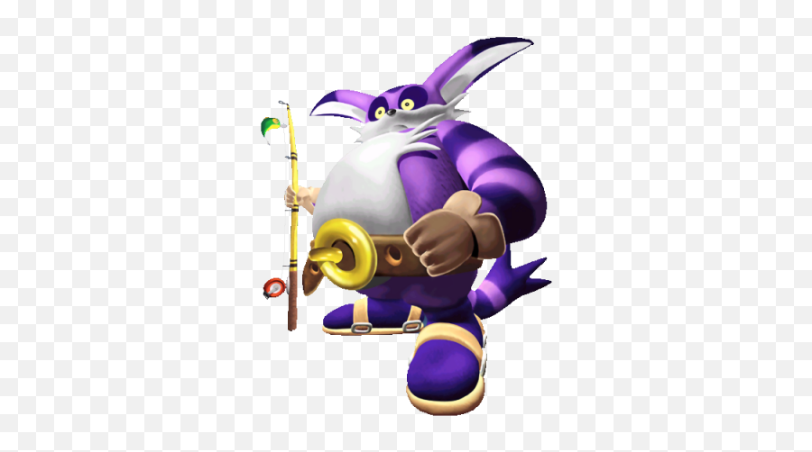 Big The Cat - Big The Cat Fishing Rod Sonic Emoji,The Five Emotions Of Sega Bass Fishing