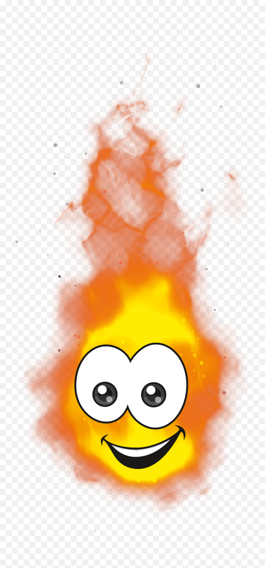 Burnie - Happy Emoji,Smokey Fireplace Emoticon