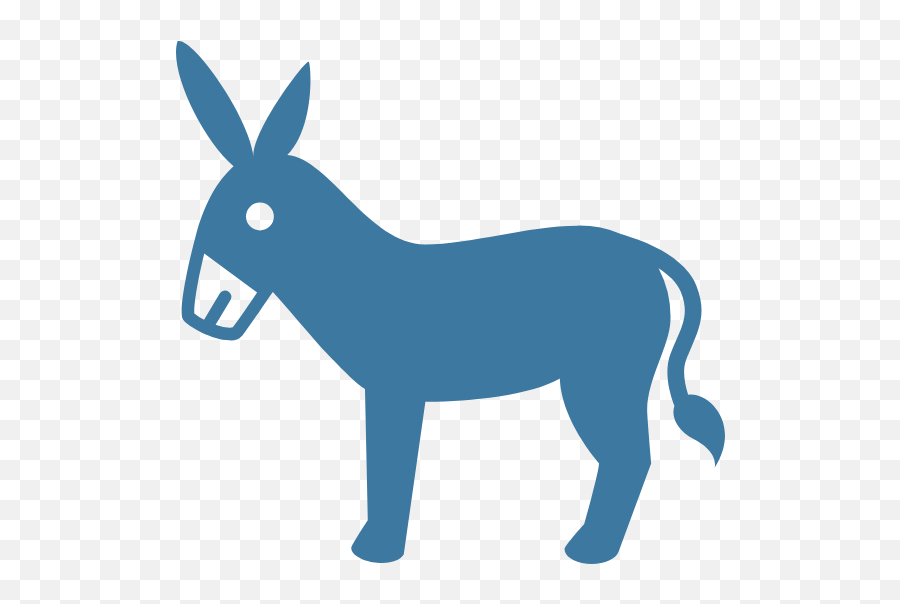 Blue Donkey Graphic - Blue Donkey Emoji,Blue Emoji