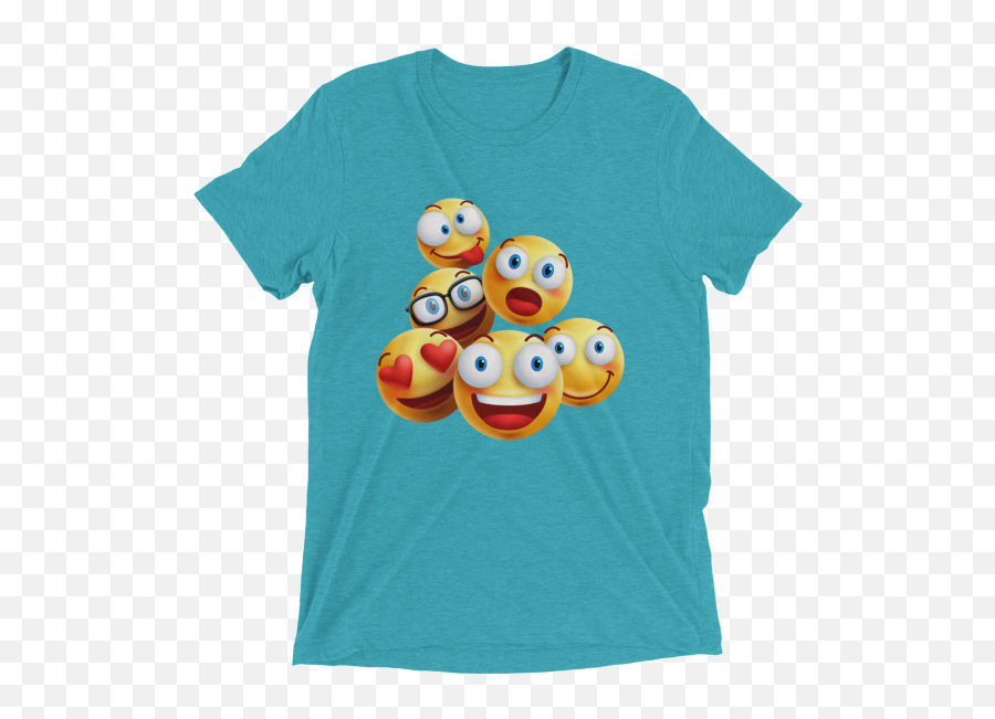 Funny Smiley Faces Emojis Short Sleeve T - Shirt What Devotion Coolest Online Fashion Trends Thrifty Lady T Shirt,Greeen Emojis