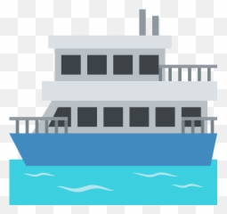 Ferry - Marine Architecture Emoji,Boat Emoji Png