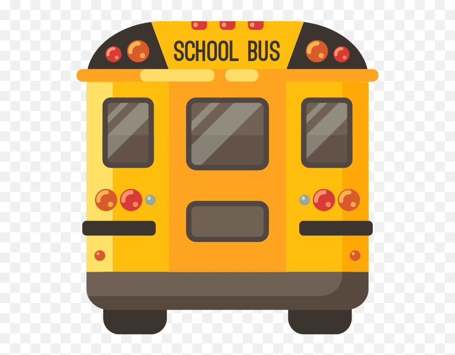Vocabulary - Cartoon School Bus Back View Emoji,Tier 3 Emotion Vocabulary