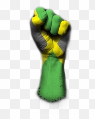Jamaica Fist Sticker By Chris Blyth - Fist Emoji,Jamaica Emoji