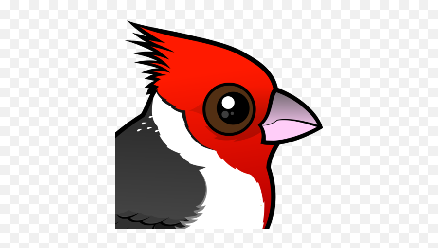 Red - Red Crested Cardinal Birdorable Emoji,Cardinal Bird Facebook Emoticon