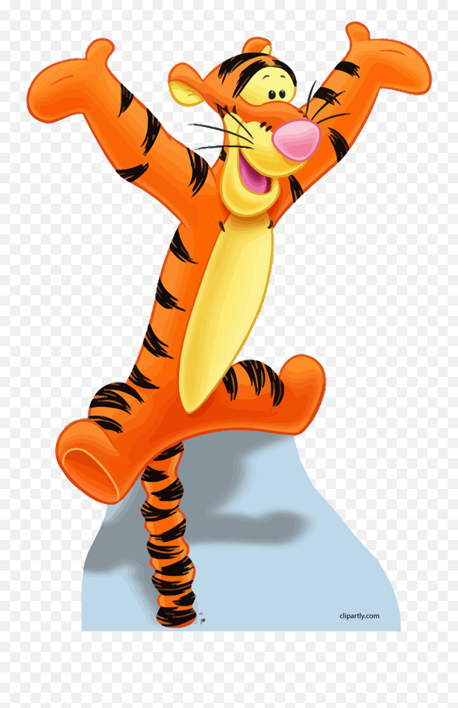 Download Hd Winnie The Pooh Tigger Joy Clipart Png - Tigger Tigger Winnie Emoji,Pooh Emoji