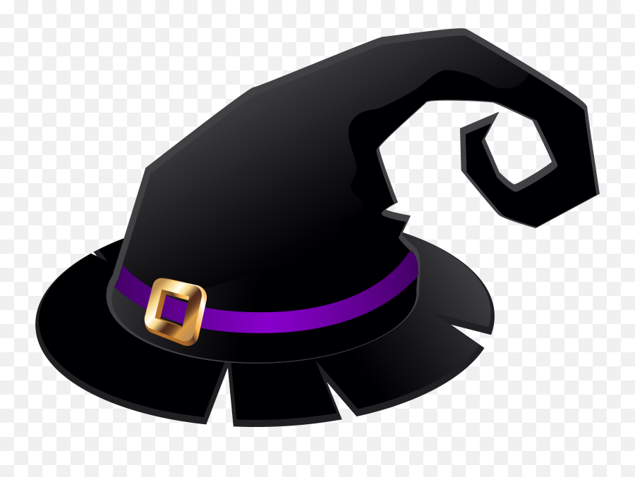 Hat Clip Art - Witch Hat Transparent Png Clip Art Png Emoji,Witch Hat Facebook Emoticons