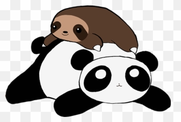 Pandas And Sloths T - Shirt For Sale By Luke Mika Emoji,Cartoon Panda Emotions Chart