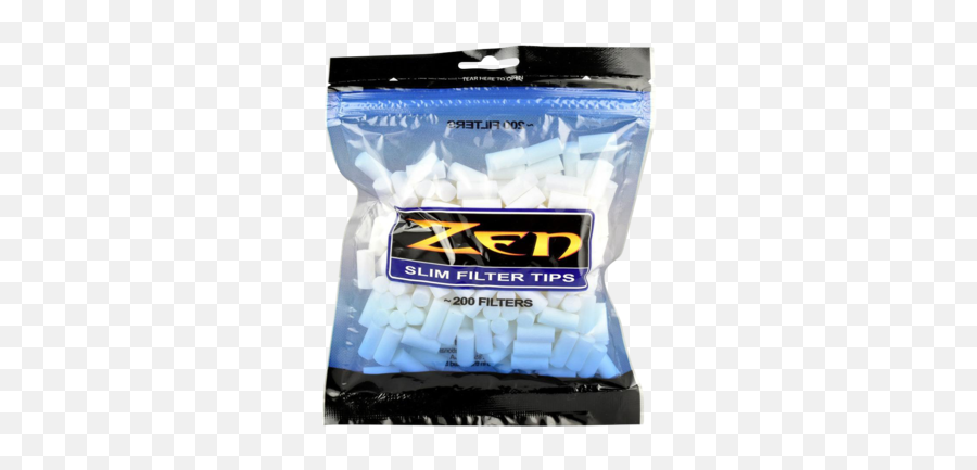 Zen Slim Cigarette Filters - 200pc Bag Rolling Tips Emoji,Zen Emoji Just Be