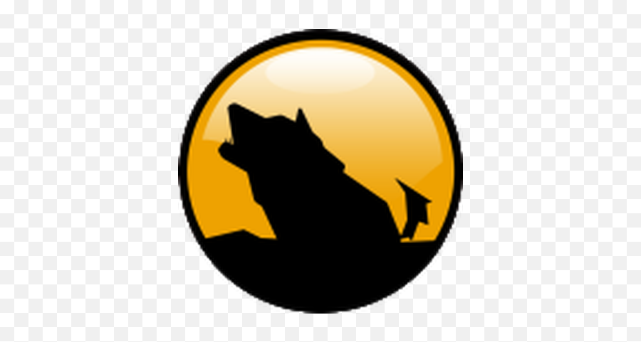 Amarok Yellow Moon Icon - Plingcom Emoji,Wolf Emoticons For Discord