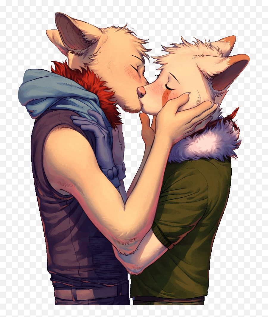 Yiffer Fur Affinity Animated Love - Teemo Kiss Emoji,Kissing Animated Emoji Cute