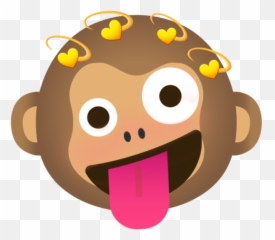 Monkey Freetoedit 321973847158211 By 531728993878828 Emoji,Monkey Hands Over Face Emoji