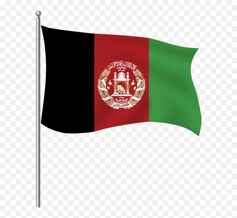 Download The Flag Of Afghanistan 40 Shapes Seek Flag Emoji,Green Triangle Flag Emoji