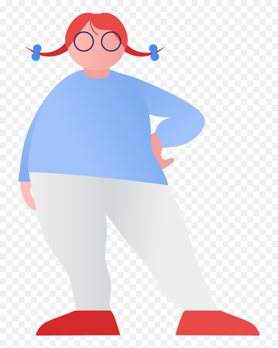 Fat Girl Standing Illustration In Png Svg Emoji,Stand Emoji Woman