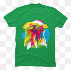 New Green Eagle T - Shirts Design By Humans Hamster Shirt Emoji,Angel Emoji Shirt