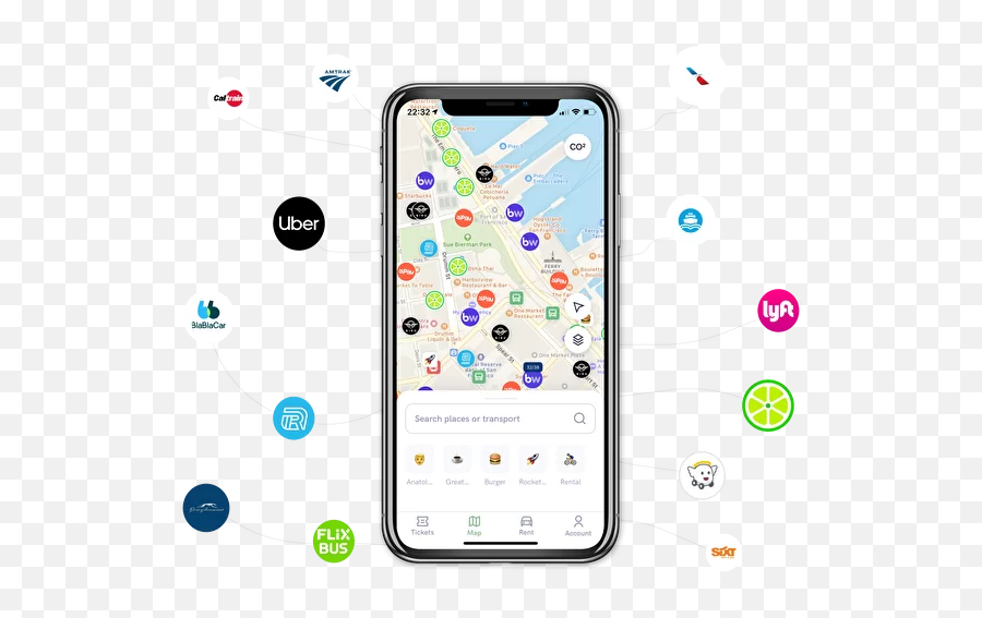 Bestmap All Mobility In One App - Smartphone Emoji,Usa Emoji Map
