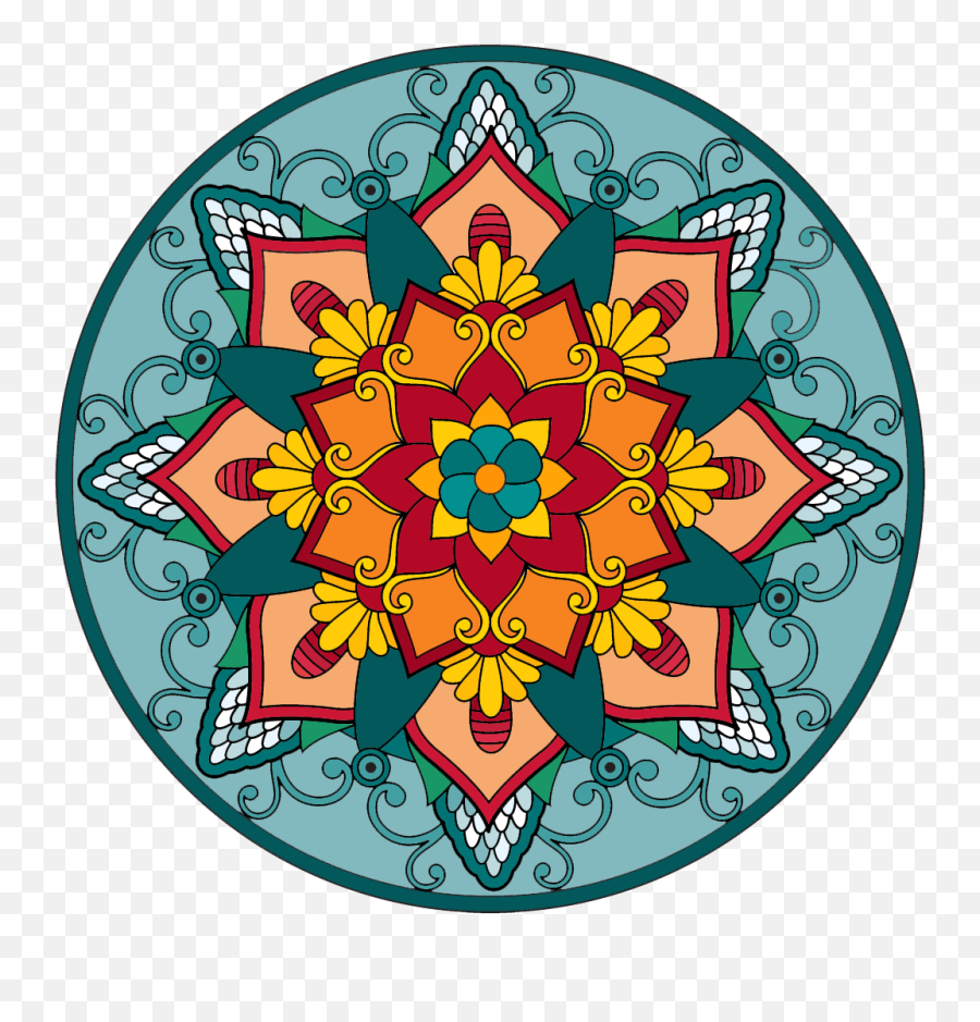 What Happens With You When You Color Mandala Coloring Pages - Decorative Emoji,Feelings And Emotions Coloring Pages