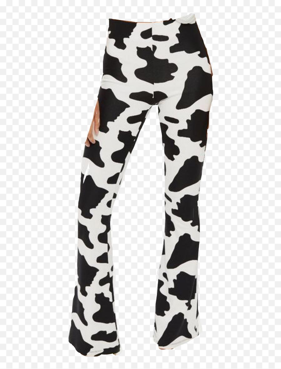 Cowprintpants Cowprint Sticker - Cow Print Flares By Moon Dreamers Emoji,Emoji Print Pants