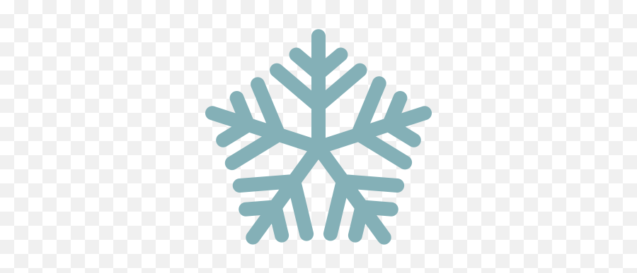 Snow Snowflake Winter Cold Icon - Snowflake Flat Icon Emoji,Snowflake Feet Emoji