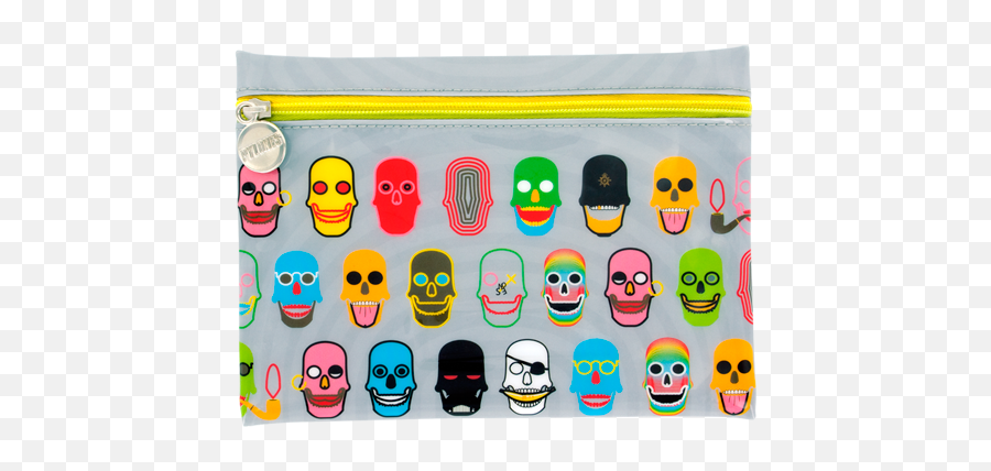 Cosmetic Bag - Dot Emoji,Pocket Mirror Emoji