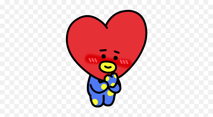 Pin - Bt21 Tata Gif Emoji,Boxing Emoticon Gif