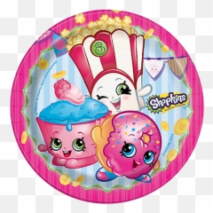 Shopkins Lunch Party Plates - Shopkins Emoji,Shopkins Emoji