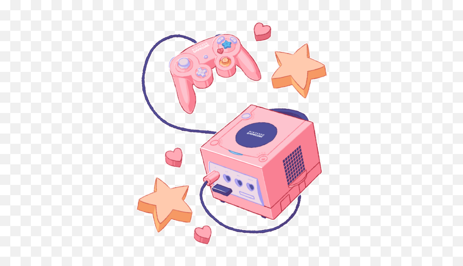 Videogame Game Cute Kawaii Stars Sticker By Request - Aesthetic Nintendo Switch Png Emoji,Video Game Emoji