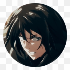 Mikasa Manga Icons - Use Of These Materials Are Allowed Mikasa Perfect Shots Emoji,Levi Emoticon Snk