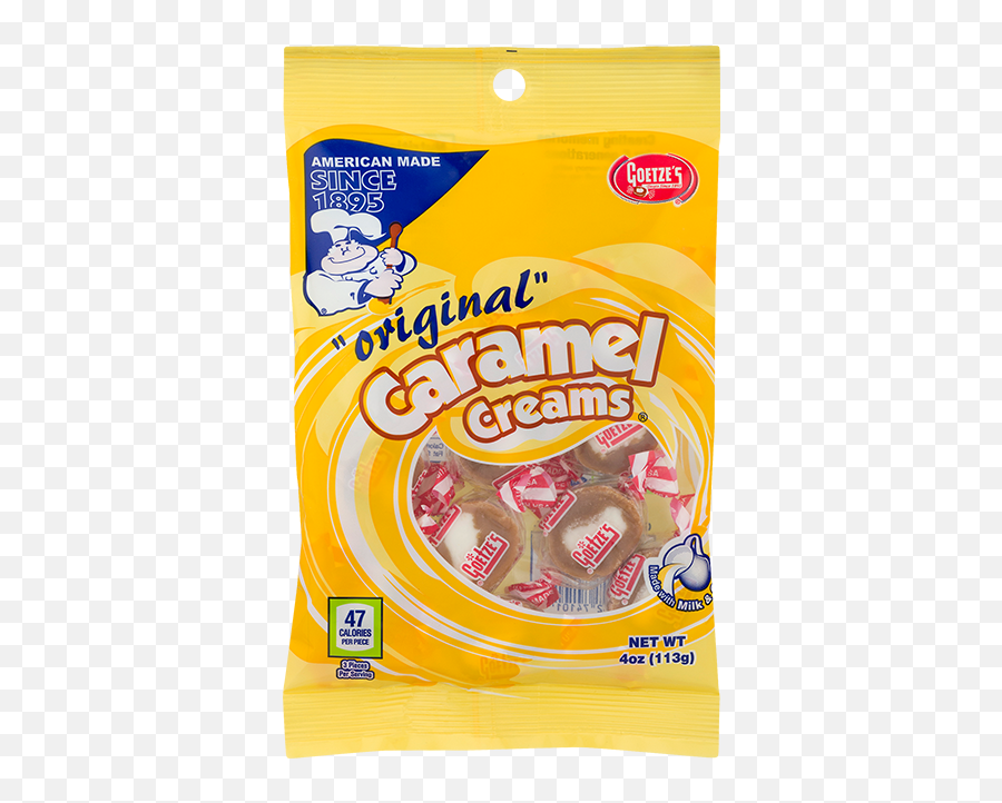 Caramel Creams Cow Tales - Caramel Cream Peg Bag Goetze Emoji,Emoji Stickers And Candy Box 36ct