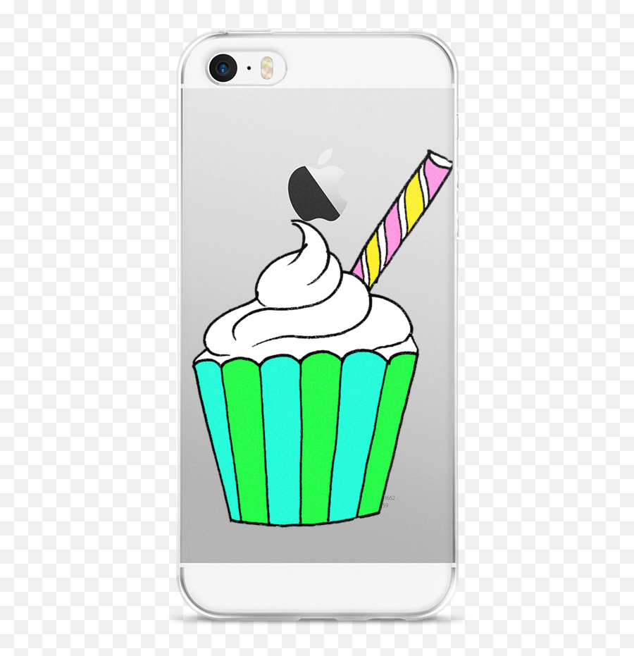 Cute Cupcake Iphone Case - Iphone Full Size Png Download Iphone Emoji,Emojis That Look Like Cupcakes