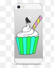 Cute Cupcake Iphone Case - Iphone Full Size Png Download Iphone Emoji,Emojis That Look Like Cupcakes