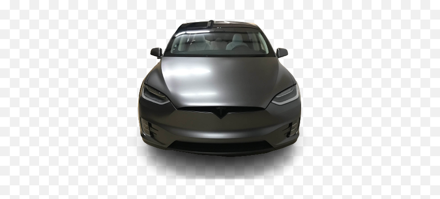 Tesla Model X Wrap 3m Satin Gray Goc4wraps - Tesla Emoji,Tesla Model X Emoticon