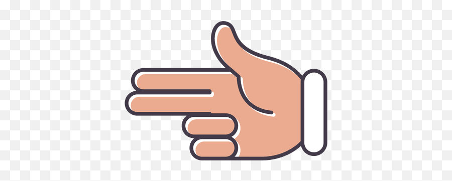 Hand Gun Illustration - Transparent Png U0026 Svg Vector File Sign Language Emoji,Gun Text Emoticons And Symbols