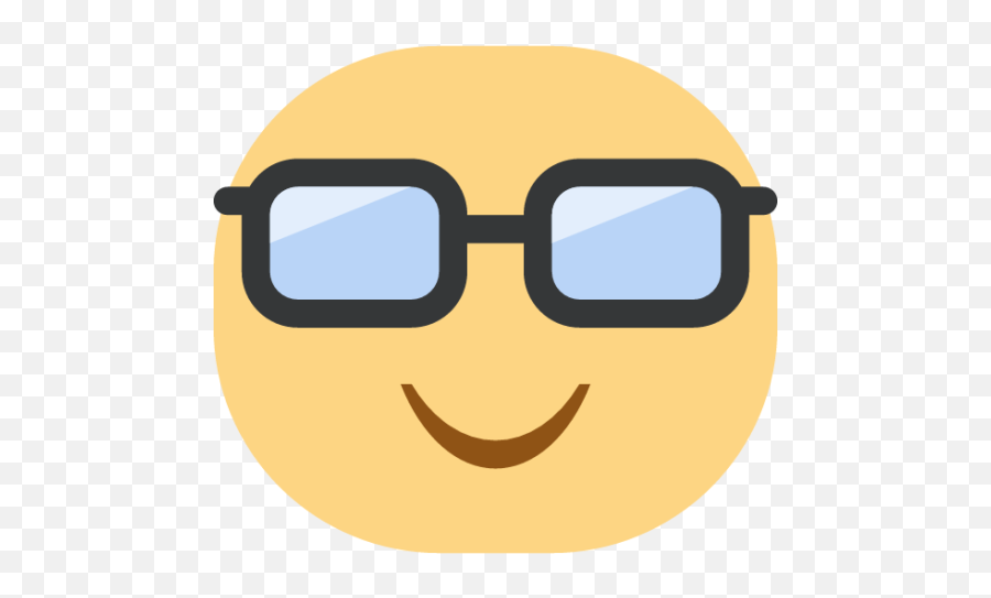 Face Glasses Icon - Download For Free U2013 Iconduck Happy Emoji,Nerdy Emoticon With Glasses