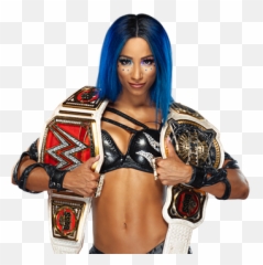 Sasha Banks - Sasha Banks Smackdown Champion Png Emoji,Sasha Banks Vs Bayley Vs Charlotte Vs Becky Lynch Nxt Emojis