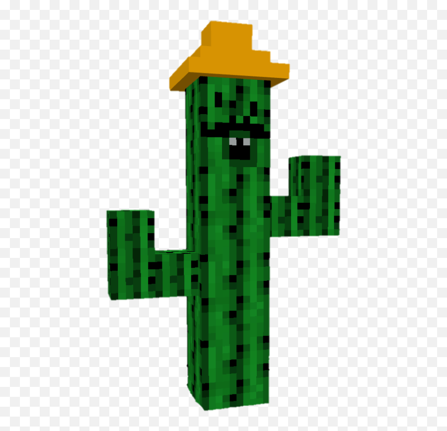 Cactus V3 Minecraft Pe 1 - Minecraft Cactus Png Emoji,Facebook Cactus Emoticon