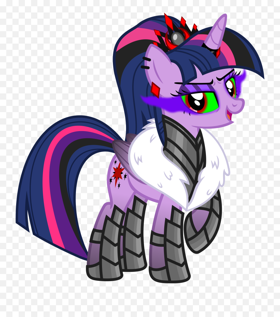 Corrupted Twilight Sparkle - Evil Twilight Sparkle Art Emoji,A Flurry Of Emotions Mlp Episode