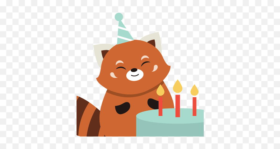 Red Panda Sticker Fun By Menard Interactive - Cake Decorating Supply Emoji,Red Panda Emoji Twitter