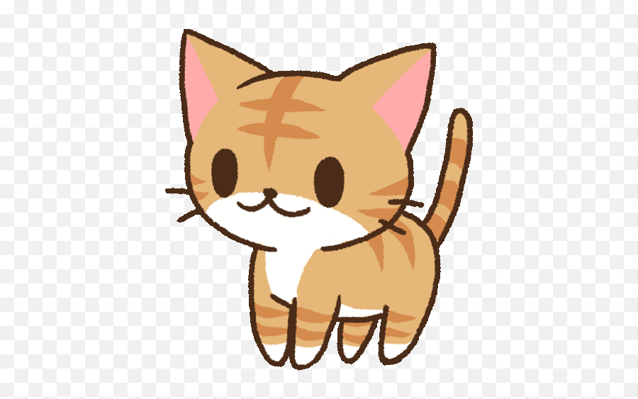 Top Cat Face Stickers For Android Ios - Transparent Cartoon Cat Gif Emoji,Cat Face Emoji