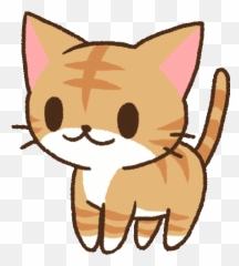 Top Cat Face Stickers For Android Ios - Transparent Cartoon Cat Gif Emoji,Cat Face Emoji