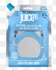 Juice Cable Lightning Aqua 2 Mtr - Portable Emoji,Emoji Car Plug Battery