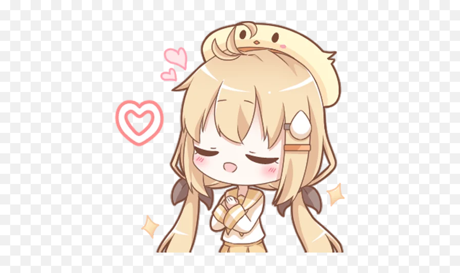 Telegram Sticker 18 From Collection Emoji,Blonde Emojis Black Background