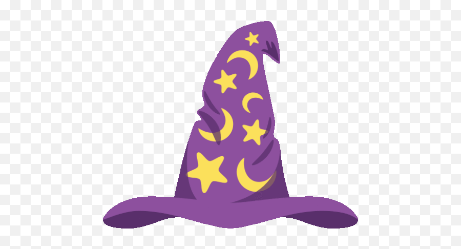 Wizard Hat Halloween Party Sticker - Wizard Hat Halloween Emoji,Witch Hat Facebook Emoticons