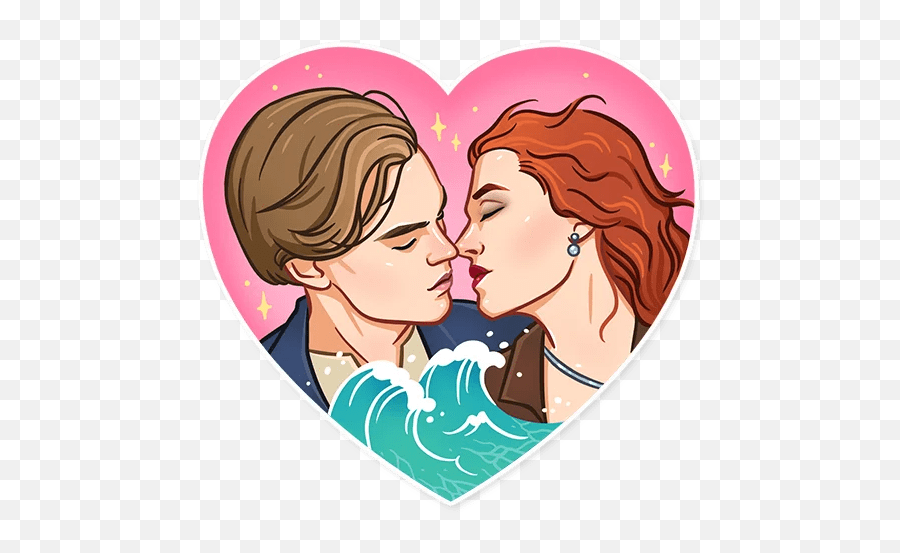 Titanic Love Story Stickers - Live Wa Stickers Emoji,Titanic In Emojis