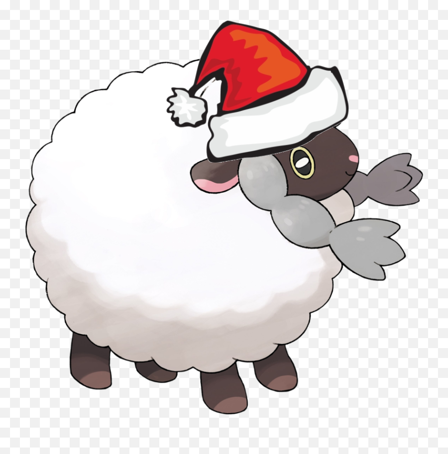 Wooloo Hopes You Had A Merry Christmas And A Happy New Year Emoji,Transparent Sheep Emoji